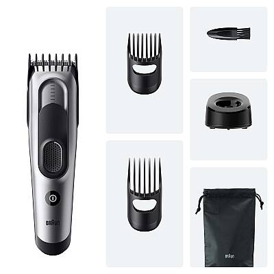 Braun Saç Kesme Makinesi Series 7, +5 Aksesuar, Ömür Boyu Keskin Bıçak, 17 Uzunluk, HC7590 - 7