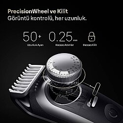 Braun Sakal Düzeltici Series 9, +7 Berber Ekipmanları, 52 Uzunluk, ProBlade, BT9520 - 4