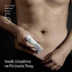 Braun Vücut Tıraş Makinesi Series 5, +6 Aksesuar, Su Geçirmez, BG5550 - 2