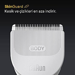 Braun Vücut Tıraş Makinesi Series 5, +6 Aksesuar, Su Geçirmez, BG5550 - 3