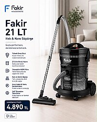 Fakir 21lt Halı Süpürgesi Kırmızı - 3
