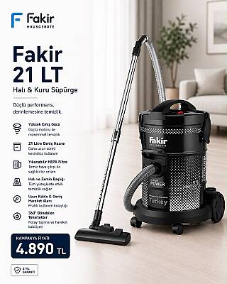 Fakir 21lt Halı Süpürgesi - 1
