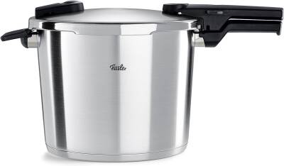 Fissler 602-810-10-070 Vitaquick Premium Düdüklü Tencere 8lt ,Buharlı Pişirme ataçmanlı - 1
