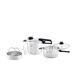 Fissler 622-412-13-090 Vitavit Premium Mat 6+3,5 Litre Düdüklü Tencere Set - Fissler