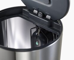 Joseph Joseph Tekne Yanı Çöp Kovası 10lt Steel 30152 - 2