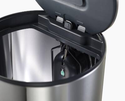 Joseph Joseph Tekne Yanı Çöp Kovası 10lt Steel 30152 - 2