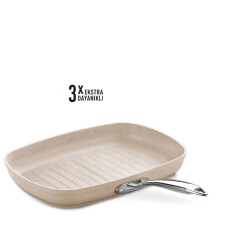Korkmaz A1269 Granita 35x25 cm Dikdörtgen Grill Tava - Korkmaz