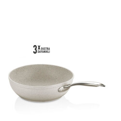 Korkmaz A1273 Granita 24x6.5 cm Wok - Korkmaz