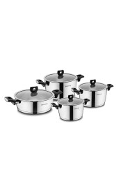 Korkmaz A2988 Nora 8 Parça Tencere Seti - Korkmaz