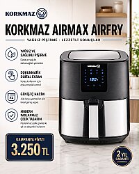 Korkmaz Air Max Airfryer 6.5 Litre A888 - Korkmaz