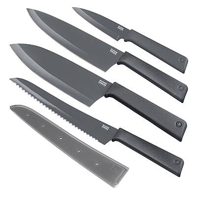 KUHN RIKON COLORI®+ Bıçak Seti Gri 4 Parça 24351 - 1
