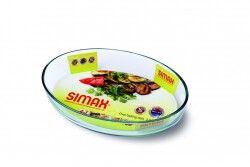 OVAL BAKING DISH Collection : SIMAX Classic Ürün Kodu:7126	3L, 	350 x 240 x 62mm - SIMAX