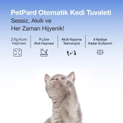 Petpard Otomatik Kedi Tuvaleti - 1