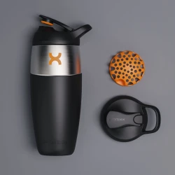Promixx PURSUIT Stainless Steel Shaker Black - 1