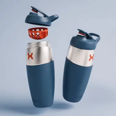 Promixx PURSUIT Stainless Steel Shaker Midnight Blue - 4