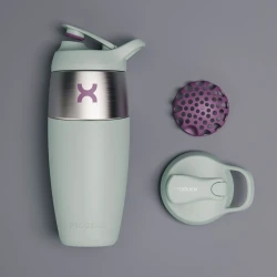 Promixx PURSUIT Stainless Steel Shaker Sae Glass Green - 1