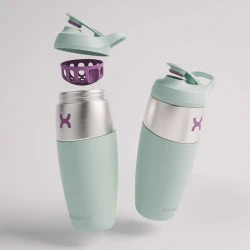 Promixx PURSUIT Stainless Steel Shaker Sae Glass Green - 6